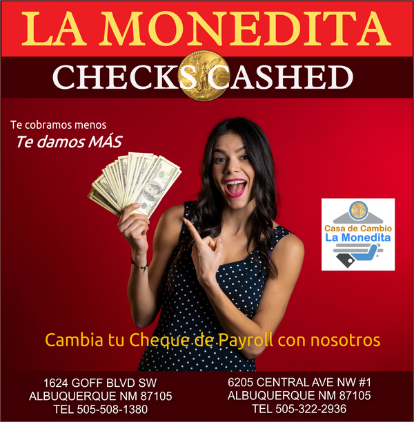 La Monedita Cambio De Cheques Envios De Dinero 0722